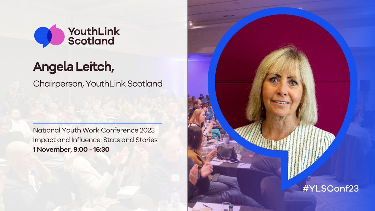 Please welcome @angelaleitch8 to open our #YLSConf23 We’re delighted to have you at our National Youth Work Conference! 👏👏 #InvestInYouthWork #YouthWorkChangesLives