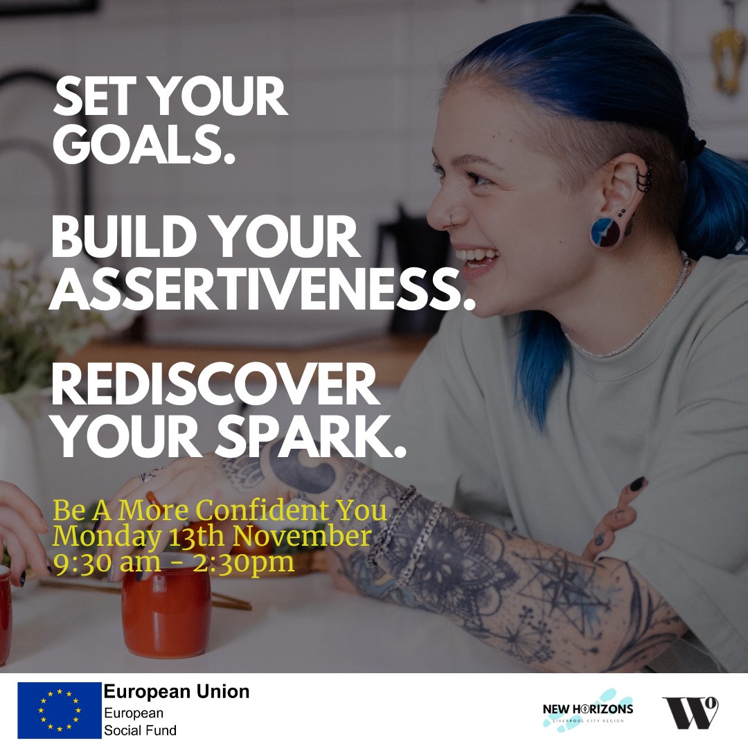 TheWomensOrg's tweet photo. Tickets for our 'Be a More Confident You' programme are closing soon!
🗓️Monday 13th November
⏰9:30am - 2:30am
📍@54StJamesStreet
Rediscover your spark for 2024🌟⤵️ #Empowerment #ConfidenceWorkshop #SelfEsteem
https://t.co/Nqx7fXiBOK https://t.co/GUCcTJJgnh