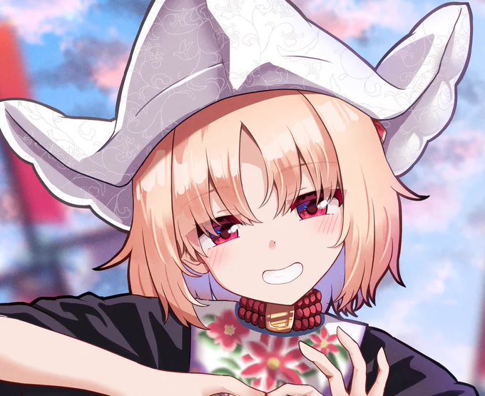 Naraさん主催の東方民族衣装合同に参加させていただきました! オランダ衣装のルーミアちゃんだよ!