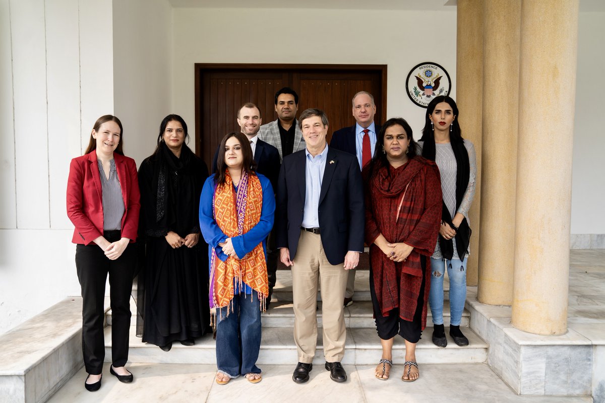 DCM Schofer and CG Hawkins met with members of the transgender community in Lahore, underscoring the importance of inclusivity and equality for all. Our diversity makes us stronger!