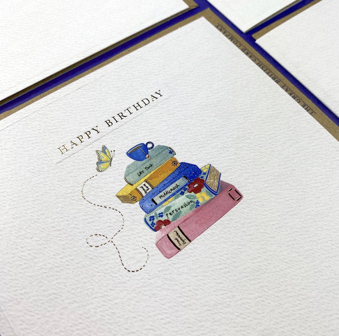 'A Note to Say' is an exciting new look for 2024. Designed with intricate hand-painted illustrations of popular icons, each design is printed on a textured board and finished with foiling and embossing. Available to order now for delivery in December. . . . . . #NEW #neweveryday