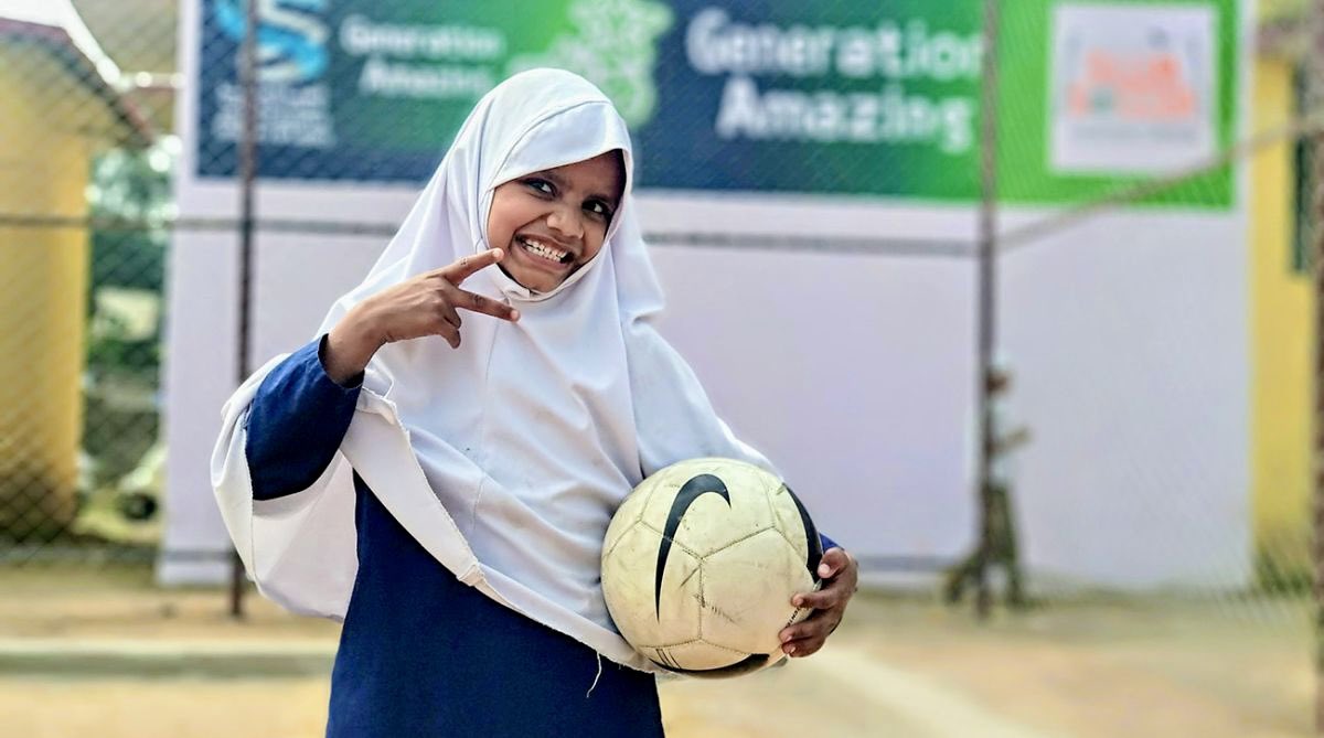 slumsoccer's tweet photo. It's heartwarming to see our participants enjoying the @GA4good pitch at Kamptee!This pitch was created with children in mind, offering a safe & fun space to play.
We're immensely grateful to #GenerationAmazing for their dedication to providing safe play spaces in our community. https://t.co/Ie49lRy4Ux