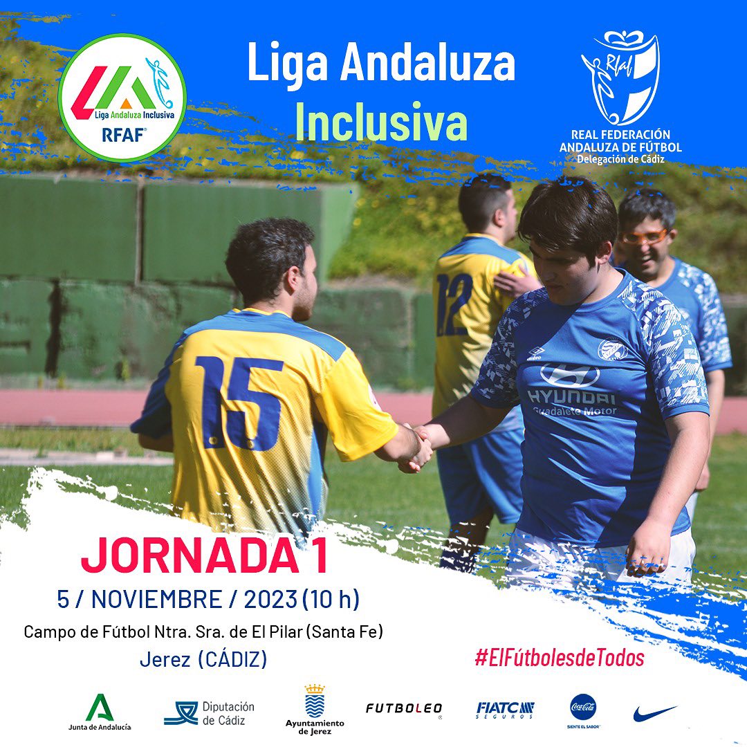 Y comenzamos esta semana con la Liga Inclusiva.
#elfutbolesdetodos