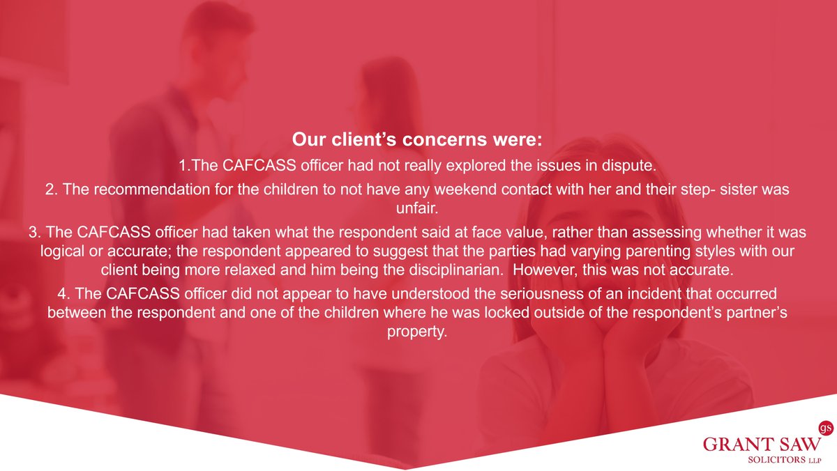 GrantSaw's tweet photo. Case study: Atifha Aftab, Family Solicitor at @GrantSaw, represented a client in her application for a Child Arrangements Order in respect of her two sons. View the full case study and quote from the client below #familylaw #childarrangementsorder #casestudy https://t.co/hUvjGLp8eT