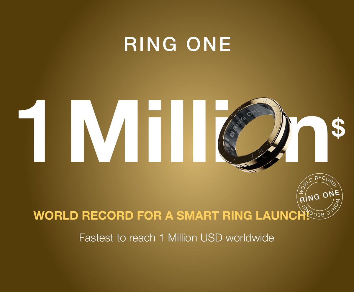 musewearables's tweet photo. New Milestone! 🙌🏼 #RingOne https://t.co/WTZ6mRbbkZ