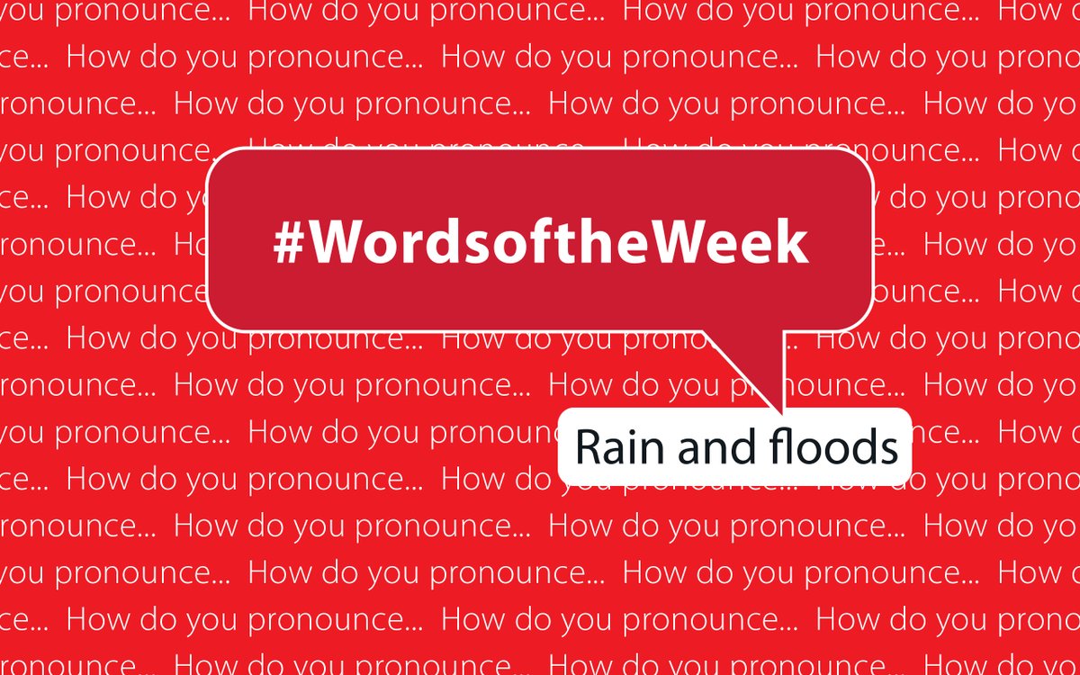 We were sad to learn of the severe flooding which many areas suffered as a result of recent heavy rainfall. Today's #wordsoftheweek is relevant to such severe weather events and contains words you may have heard while listening to #Welshnews. reports. bit.ly/3tTLJN2