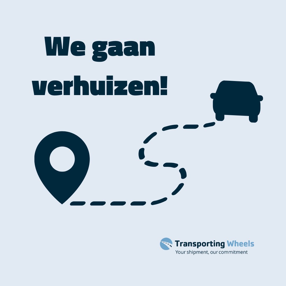 TransConnectEU's tweet photo. We gaan verhuizen!🚗🏢

Vanaf 6 november zijn we niet meer in IJsselmuiden te vinden. We verhuizen naar Zwolle.📦
📍Ons nieuwe adres:
Hanzelaan 351
8017 JM Zwolle NL

#verhuizing #Zwolle #Transportingwheels #Nieuwadres #Moving #autotransport https://t.co/ldT8YpLtLU