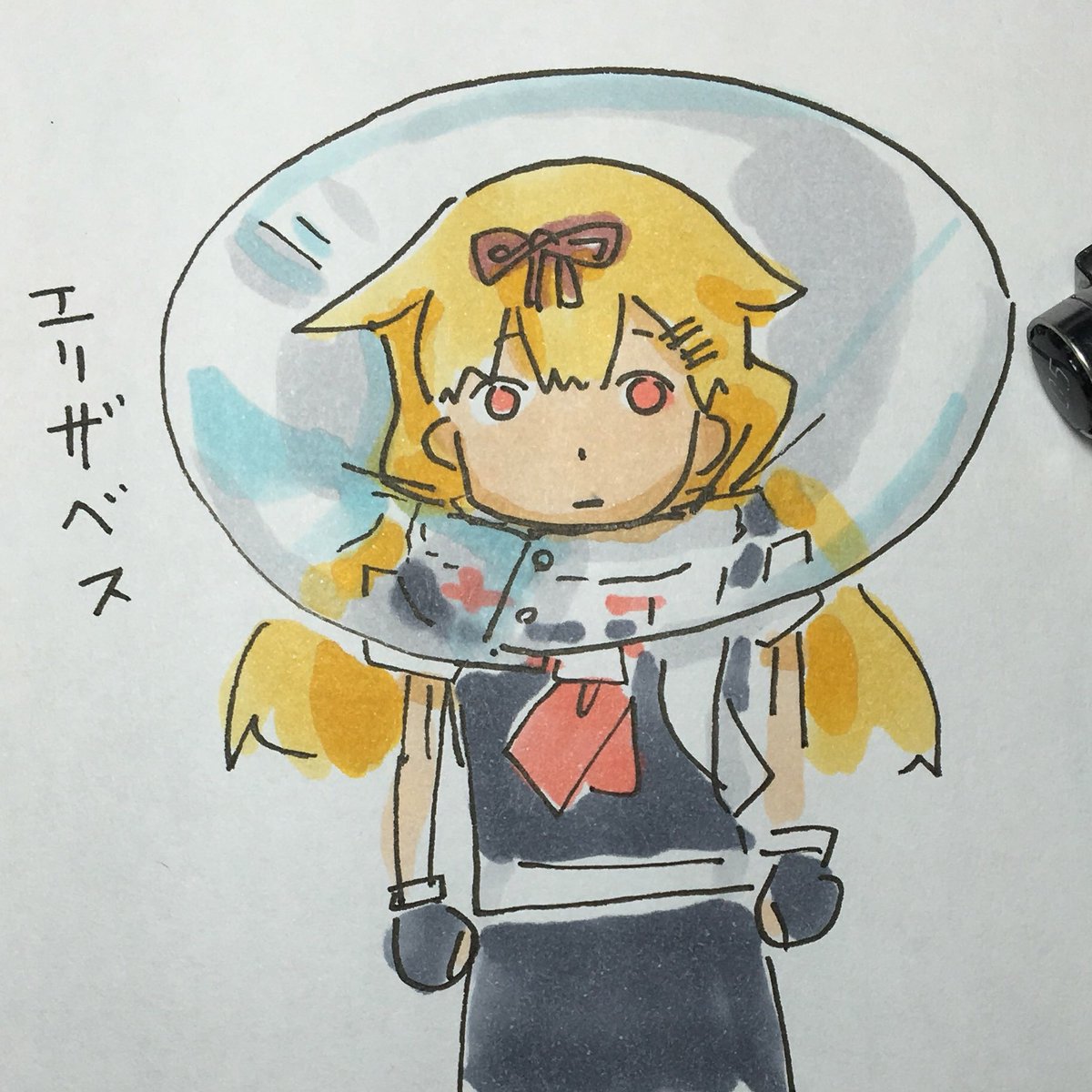 夕立(艦これ) ,夕立改二 「」|ひじからのイラスト