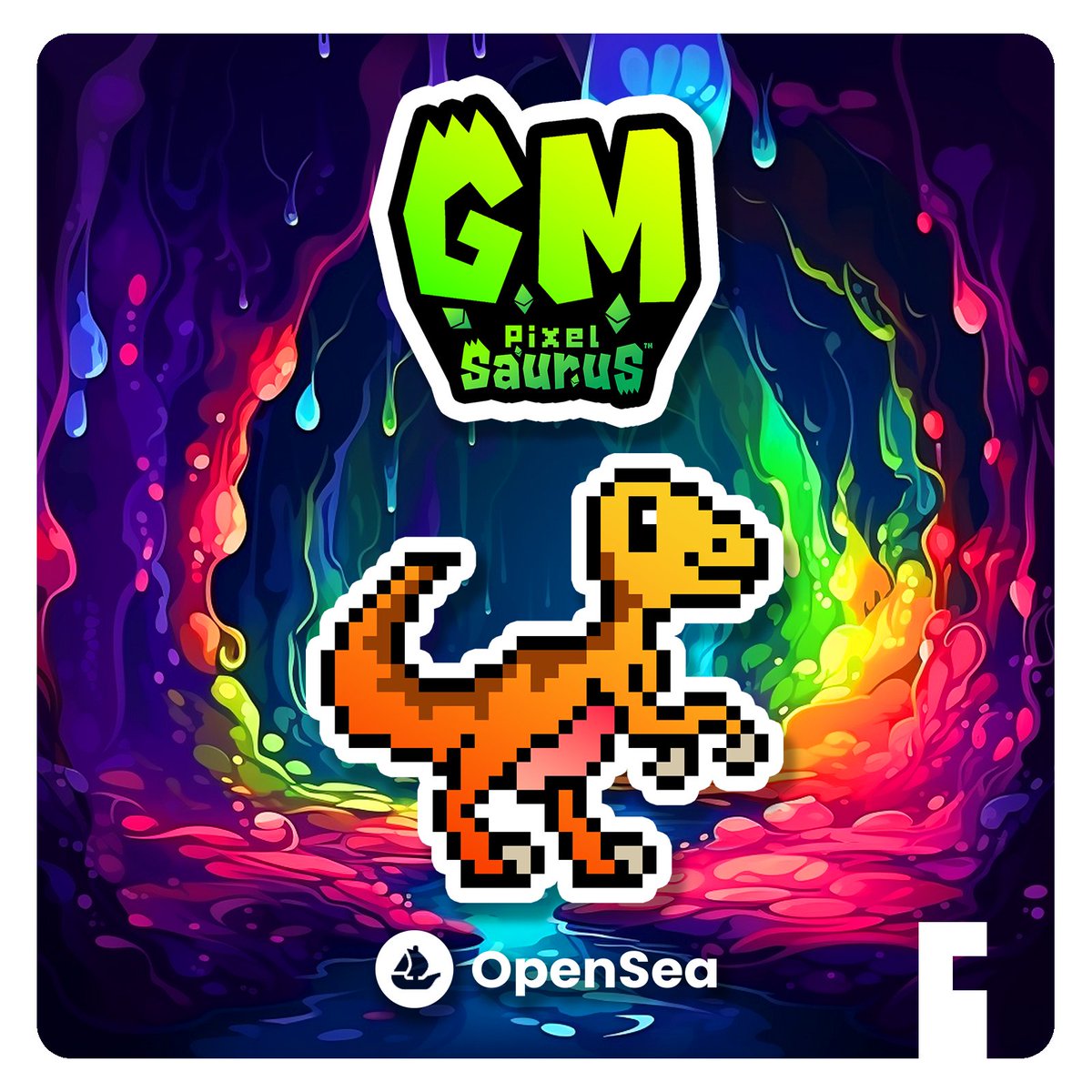 PixelSaurus's tweet photo. GM Dinos! ☀️ Have a RAWRsome day!  🦕🦖🌋

Mint a PixelSaurus™ Claw #NFT and be part of our immersive world by customizing up to 3 traits for FREE and naming your PixelSaurs!

Minting NOW on #OpenSea Drops | 0.05 Ξ
✨  https://t.co/ef9FnhhcPN

#PixelSaurus #JoinTheStory https://t.co/oyCaTkfQqh