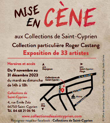 2nyss's tweet photo. "MISE EN CENE"  aux Collections de St Cyprien             du 9 novembre au 31 décembre 2023.
Exposition de 33 artistes, Collection particulière Roger Castang. Vernissage le 8 Novembre à 18 h https://t.co/jnrWv7mv1s