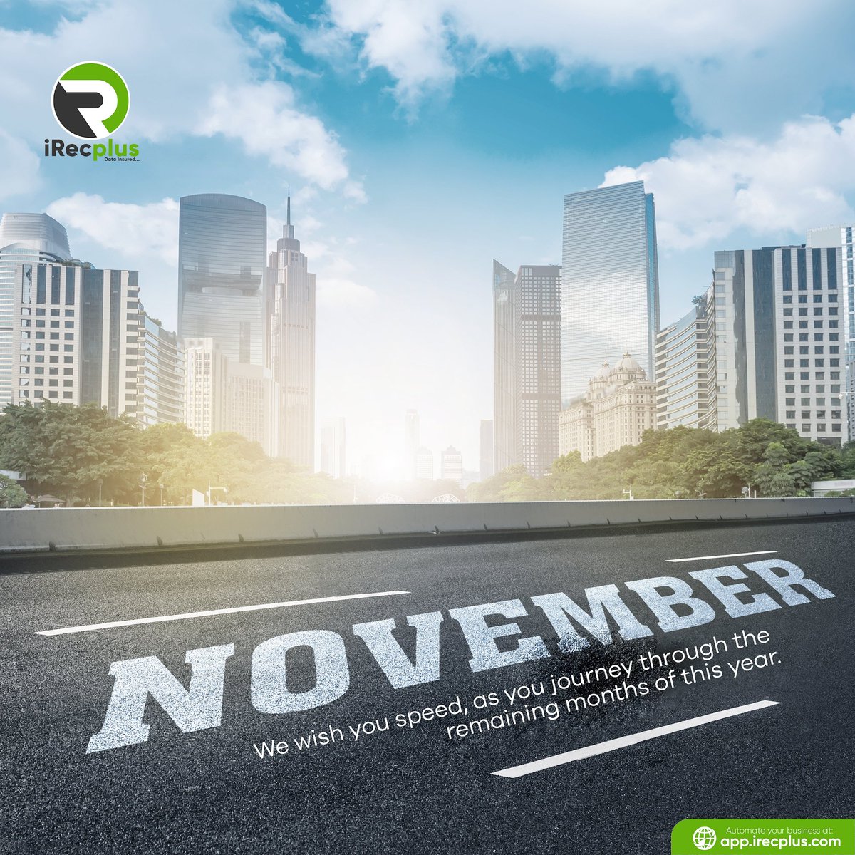 Happy New Month from iRecplus! 🎉🥳

Welcome to November!

#Happynewmonth #November1st #irecplus