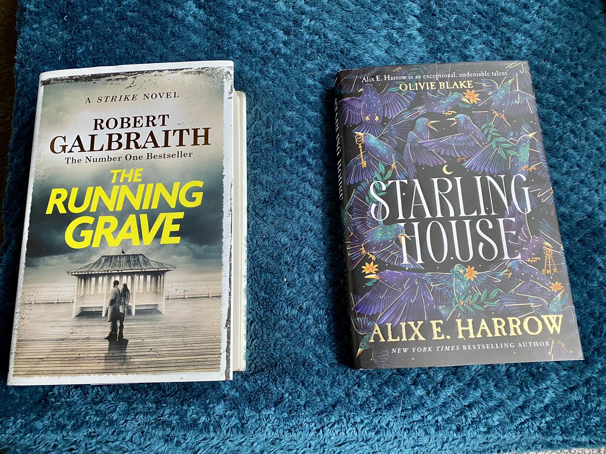 hayleylotusflo1's tweet photo. *BOOK GIVEAWAY*

It seems like a grey, windy, giveaway kind of week so here are two of my recent favourites. To win just: 
1. Follow me and RT
2. Comment either #TheRunningGrave or #StarlingHouse 

I’ll pick two winners at random. Closes at midnight 7/11/23
UK only https://t.co/796qj2GXOk