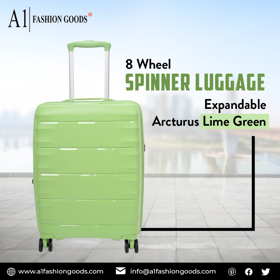 A1FashionGoods's tweet image. 🌟 Ready to elevate your travel game? ✈️

Say hello to the ultimate in style and functionality with our 8 Wheel Spinner Luggage in the electrifying Arcturus Lime Green! 💚🧳

🛍👉a1fashiongoods.com/collections/ha…

#A1FashionGoods #LuggageGoals #HardShell #TravelSuitcase