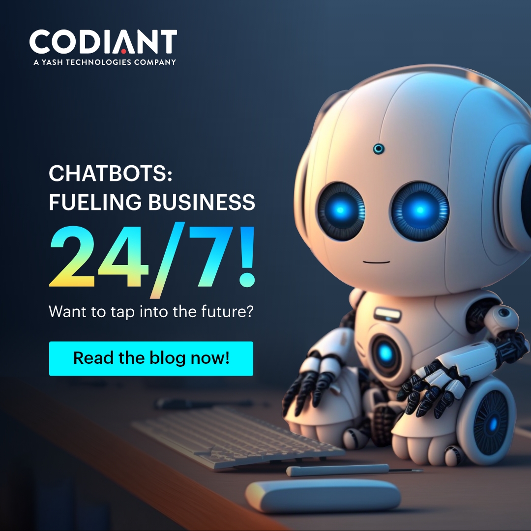 CODIANTSoftware's tweet image. AI isn't a choice, it's a success strategy.
 
Experience the chatbot evolution, where being engaged meets getting things done smoothly!
 
Visit: codiant.com/blog/10-compel…"
#Chatbots #AIchatbot  #chatbotdevelopers #ai #SoftwareDevelopment  #codiant #usa