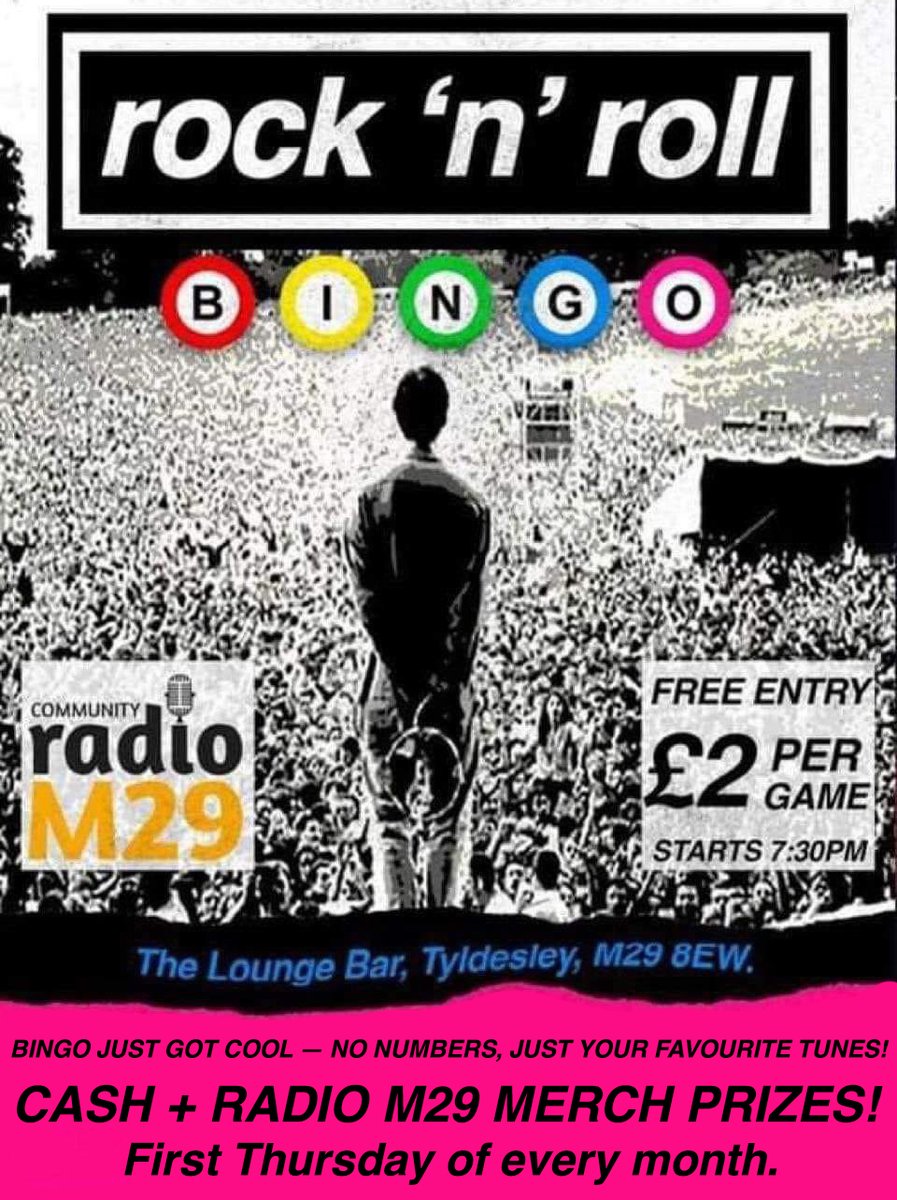 It’s back! Tomorrow (Nov 2nd) at The Lounge Bar in Tyldesley. Free entry. Cash &amp; merch prizes. Bingo just got cool!