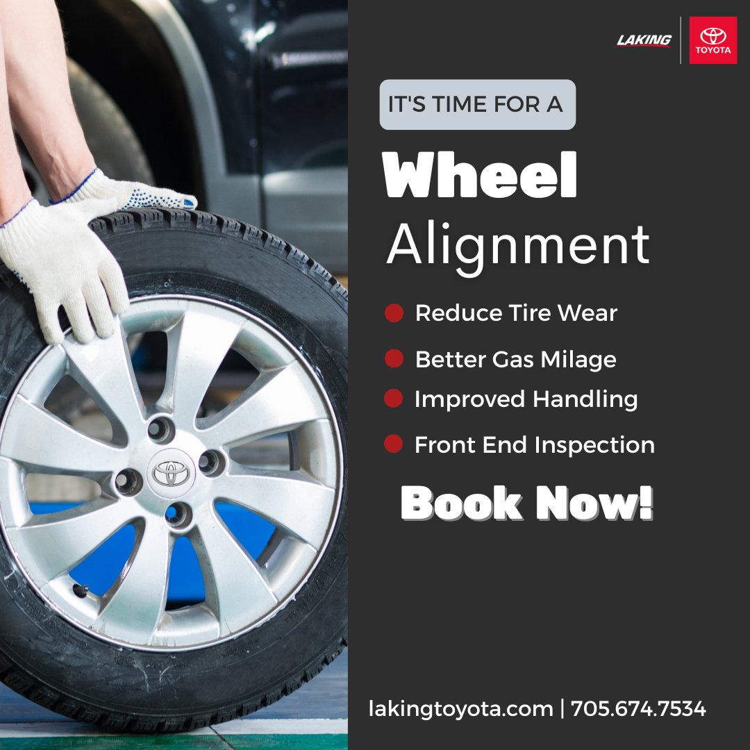 LakingToyota's tweet photo. Benefits of Alignment ✨
✔️Improve Vehicle Safety ✔️ Experience Smoother Driving ✔️Increase Fuel Efficiency ✔️Increase Life of Your Tires ✔️Reduce Expensive Auto Repairs
☎️ 705.674.7534📍695 Kingsway
🔗https://t.co/hOprCBqtM2
#alignment #service #toyota #sudbury https://t.co/APSD5xzxWO