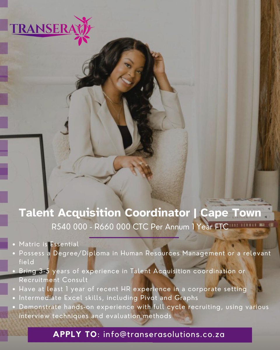 trans_era's tweet photo. 𝐄𝐱𝐜𝐢𝐭𝐢𝐧𝐠 𝐍𝐞𝐰 𝐑𝐨𝐥𝐞 🚀

Ready to make an impact? Apply now!
📲 Call us at 010 023 8002
💻 Email your resume to info@transerasolutions.co.za

#JobSeekersSA Greyhound The EFF #Proteas https://t.co/BWCcHn0J8y