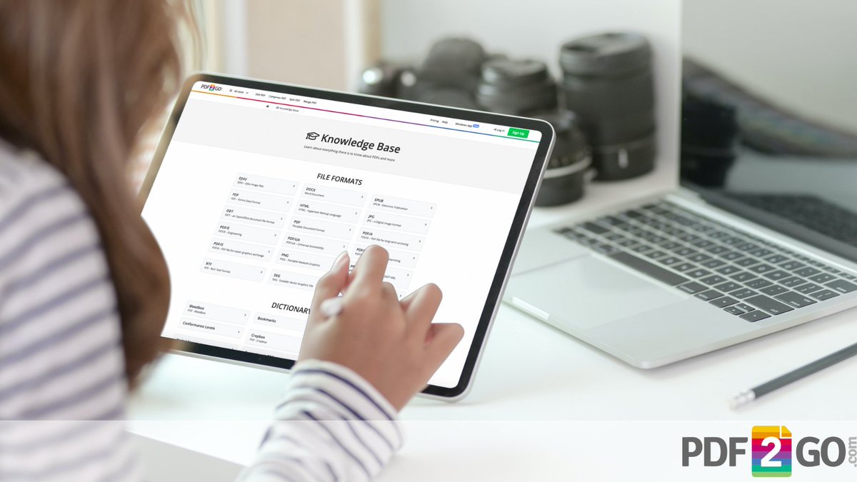 pdf2go_com's tweet image. Ever felt lost in the maze of file formats or overwhelmed by PDF terminology? We've got you covered!
👉 pdf2go.com/knowledge
PDF2Go's 𝗞𝗻𝗼𝘄𝗹𝗲𝗱𝗴𝗲 𝗕𝗮𝘀𝗲 is your go-to treasure trove for understanding #fileformats and mastering #PDF lingo. Check it out today!