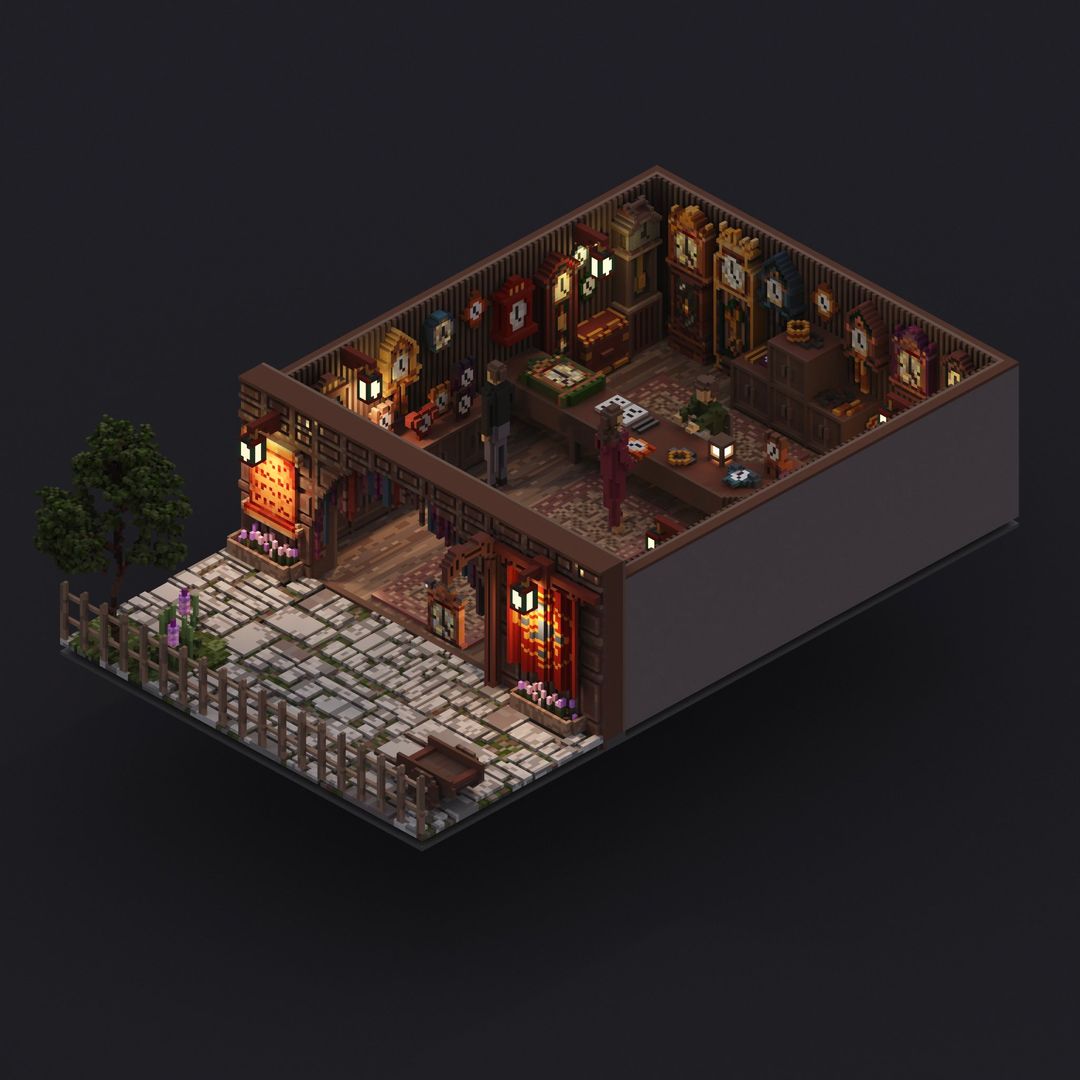 New creation from @cryptallic #magicavoxel #voxel #voxelart