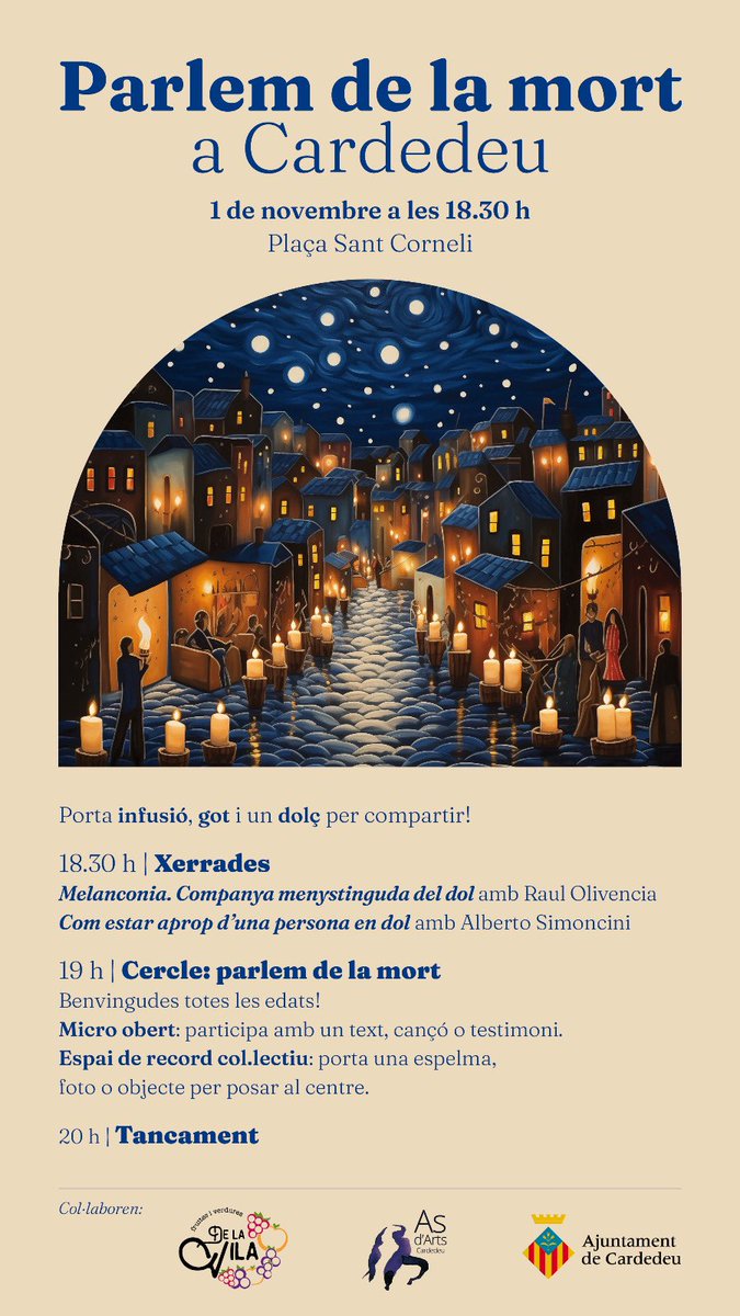 Esta tarde en #cardedeu a las 18:30 🙏🏼