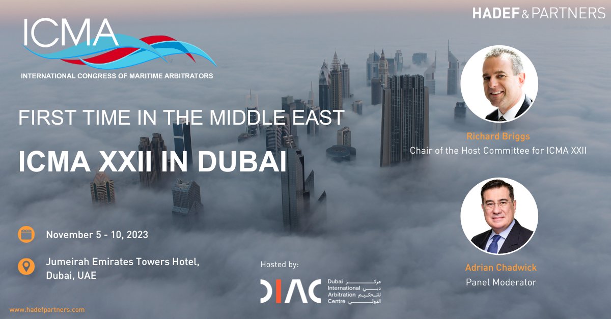 We are proud to be sponsoring ICMA 2023, taking place from 5th to 10th November at Jumeirah Emirates Towers in Dubai.

Our Executive Partner, Richard Briggs is the Chair of the Host Committee for ICMA XXII, and our Partner Adrian Chadwick will be moderating a panel session.