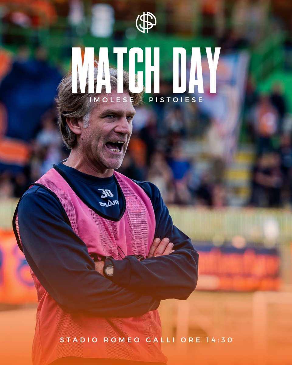 MATCH DAY🟠🔵
Mercoledì di festa? Pronti per la trasferta! 

IMOLESE 🆚 PISTOIESE
📅 1/11/2023
🏟️Stadio Romeo Galli
⏰ore 14:30

#uspistoise1921
