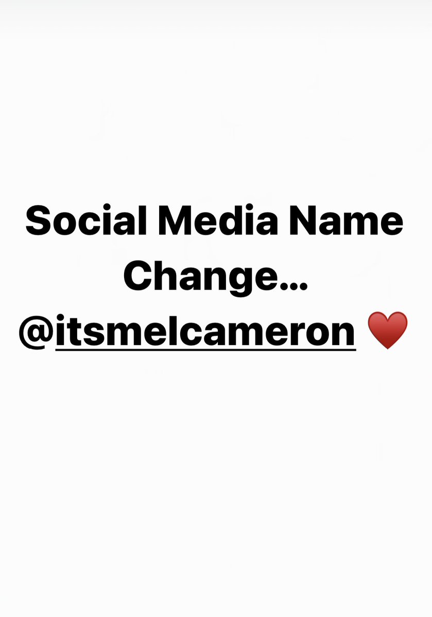 Melanie Cameron (@itsmelcameron) on Twitter photo 