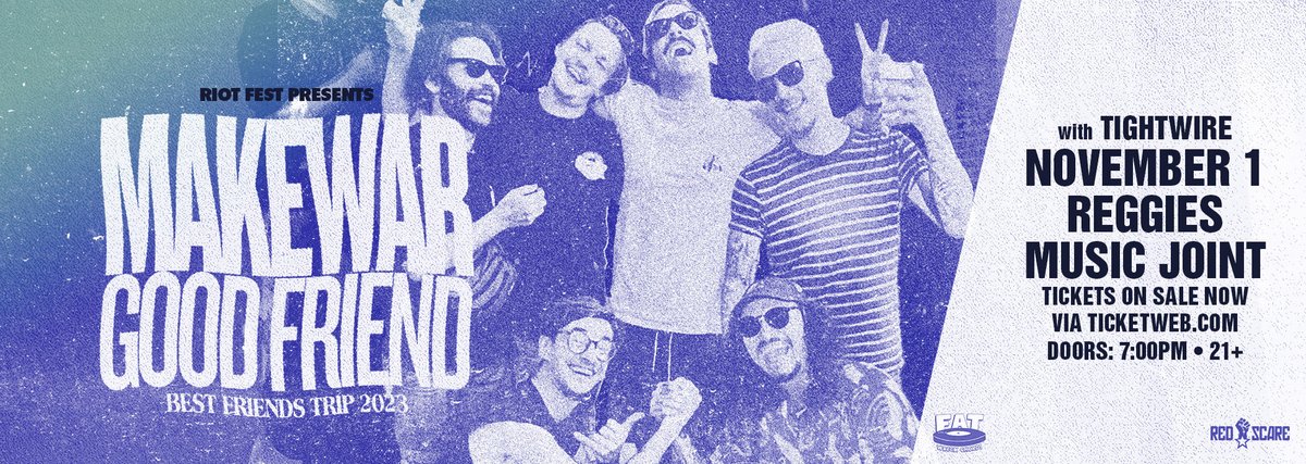 RedScare's tweet image. Chicagoland!

If you have any symptoms of Fest FOMO, we got three of the best bands playing tonight/Wednesday. Tour hits Clevo, NYC, and Boston too!