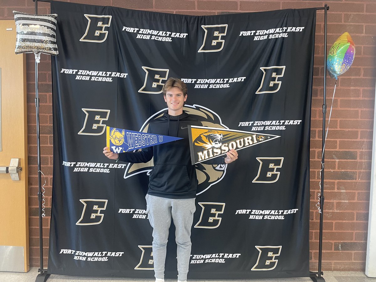 Congrats to Daniel McClellan who was accepted into Webster, Mizzou, and MO State!!