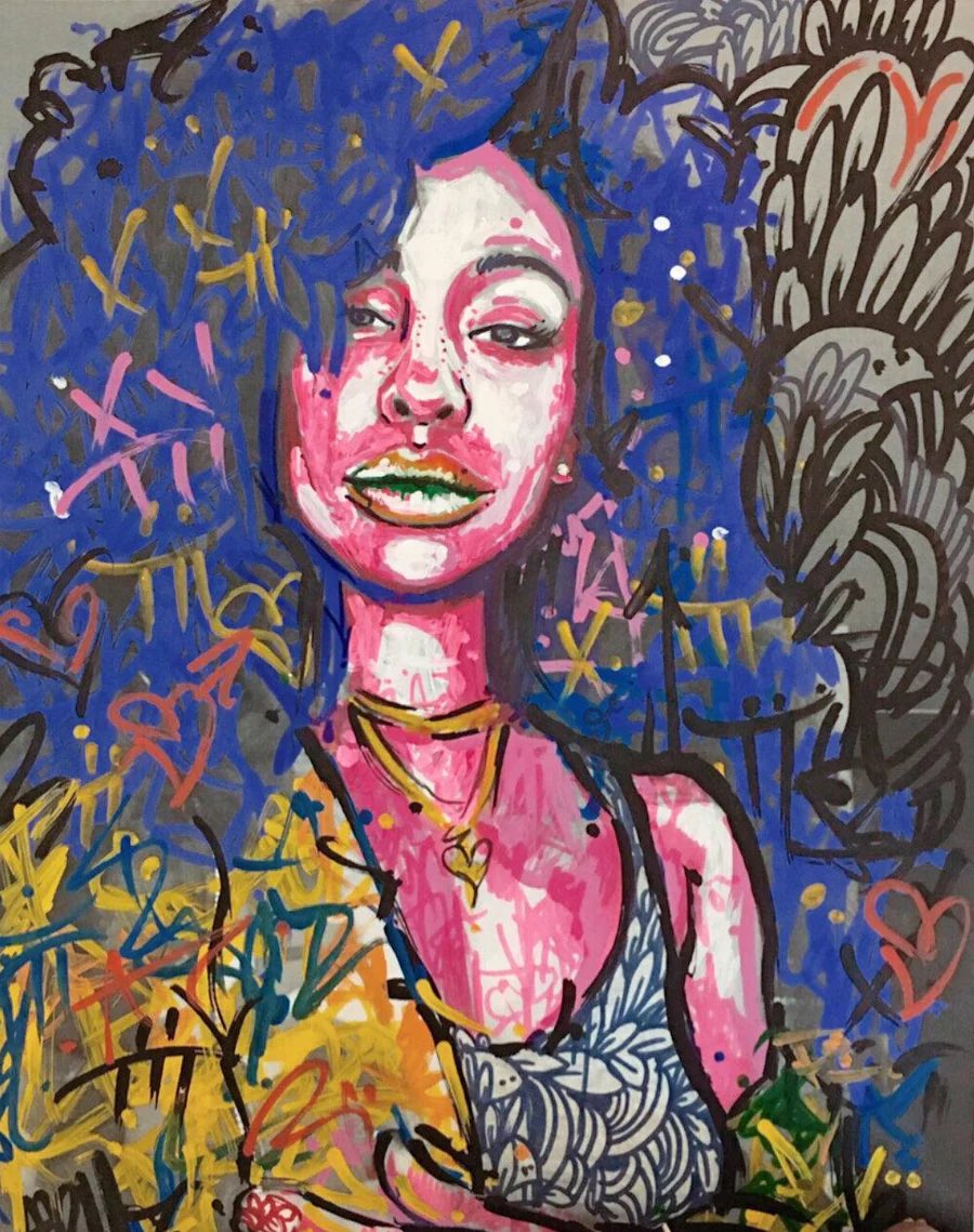 SZA ✍🏾🖼️🎨 mixed medium art 🖼️ armofcasso.com/products/sza