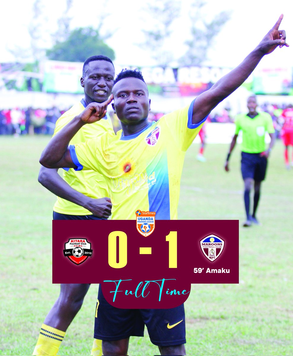 OfficialMaroons's tweet image. #KITMAR
FT

Big win in Masindi 

KIT||🔴 0:1 🟡||MAR

#MARFC #WeareMaroons 
#OneForce💪