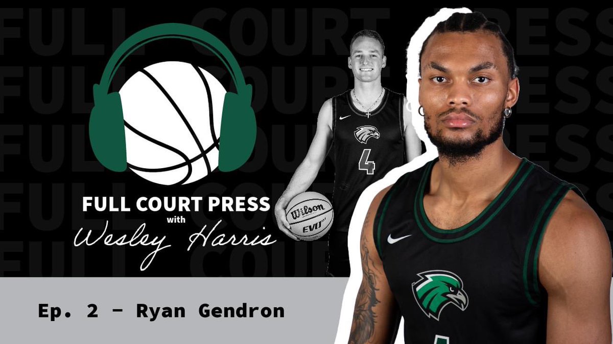 Ep. 2 of Full Court Press has dropped, this week Wesley Harris talks to <a href="/Ryan_Gendron_12/">Ryan Gendron</a>. 

🎧goriverhawksgo.com/news/2023/11/1…