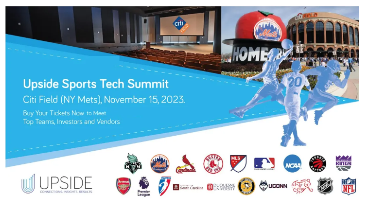 Save the Date: Nov 15 📆 Join us at the Upside #SportsTechSummit at Citi Field, home of the @Mets! 🏟 Get ready for industry insights including a keynote and panel discussion featuring our CEO @TalBrown Secure your spot using discount code UPSIDE40 👉 sportstechconference.co