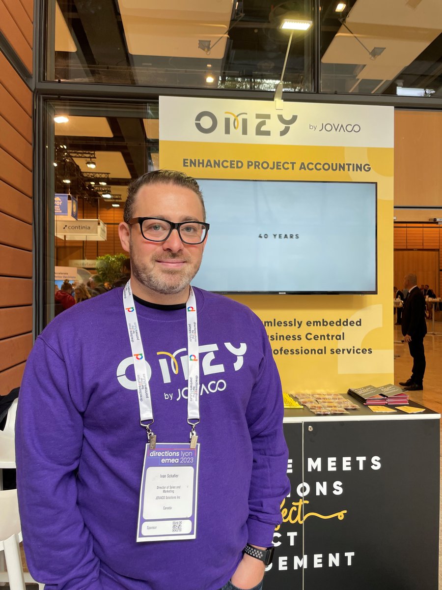 omzyapp's tweet photo. Directions EMEA is in full swing in Lyon! Come see us at booth B10 to get all the details on our brand-new project management for professional services integrated to Dynamics 365 Business Central! #DirectionsEMEA2023 #MSDyn365BC #BusinessCentral #services #erp #projects https://t.co/au4bz5hKY3