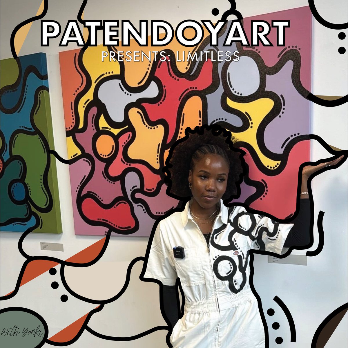 yonkiabuja's tweet photo. Throwback to our pod episode with @Zeebaybz AKA Patendoyart! 

We spoke to her about her first exhibition “Limitless - an exploration of the boundlessness of color”!

Listen to it on Spotify and Apple Podcasts: https://t.co/SzE6XKcZ9z https://t.co/zipNpSBGvx