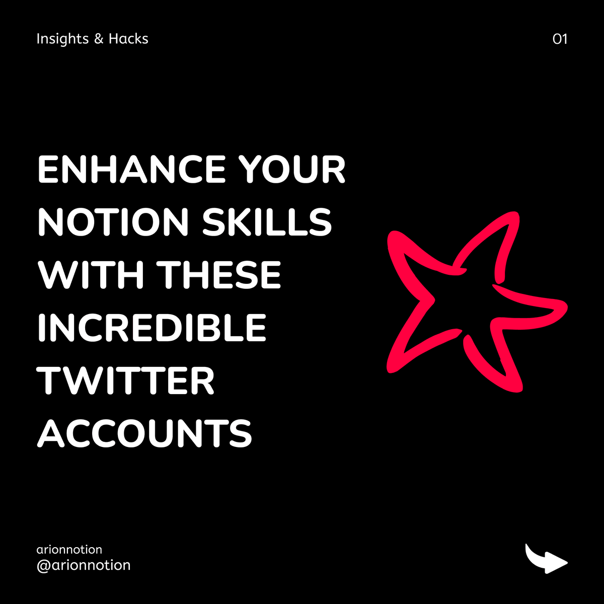 Enhance your Notion skills with these incredible Twitter Accounts with <a href="/heyarion/">Arion</a>
