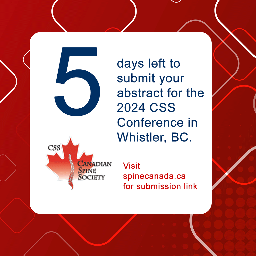 Canadian Spine Society tweet media