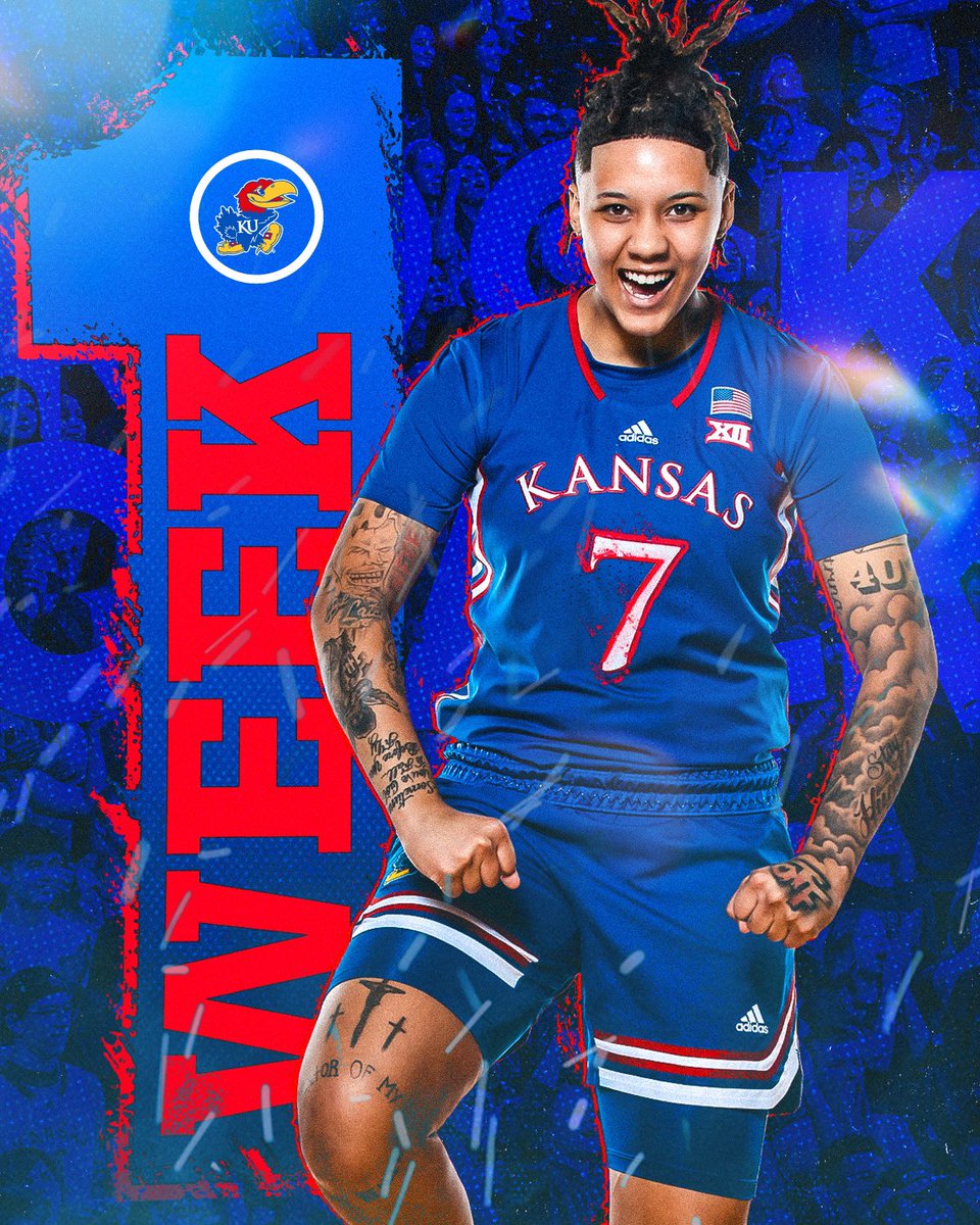 KUWBball's tweet photo. 7 more days - You know where to find us 👀

Get your tickets now and make Allen your home too 🫶

🎟️ → https://t.co/uzmcOCr8O3

#RockChalk https://t.co/iN8UrmIclX