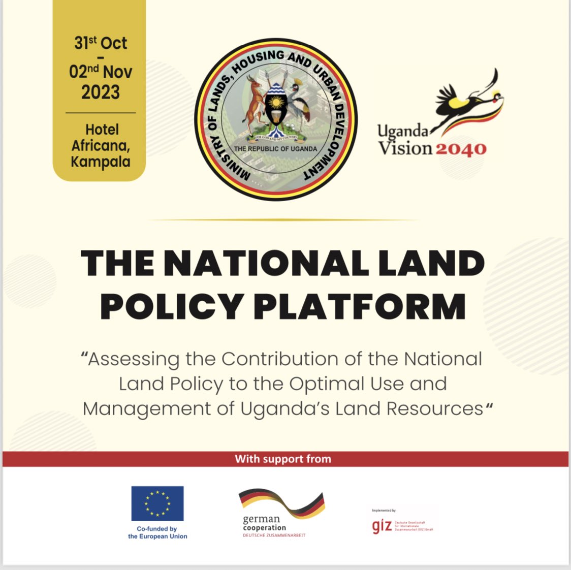 The question of Balaalo, customary land tenure, Mailo land owners and tenants and Women Land Rights are one of the key issues that have discussed at the ongoing three day National Land Policy Platform.

#NLPP2023 
#Nationallandplatform2023 
#S4HL