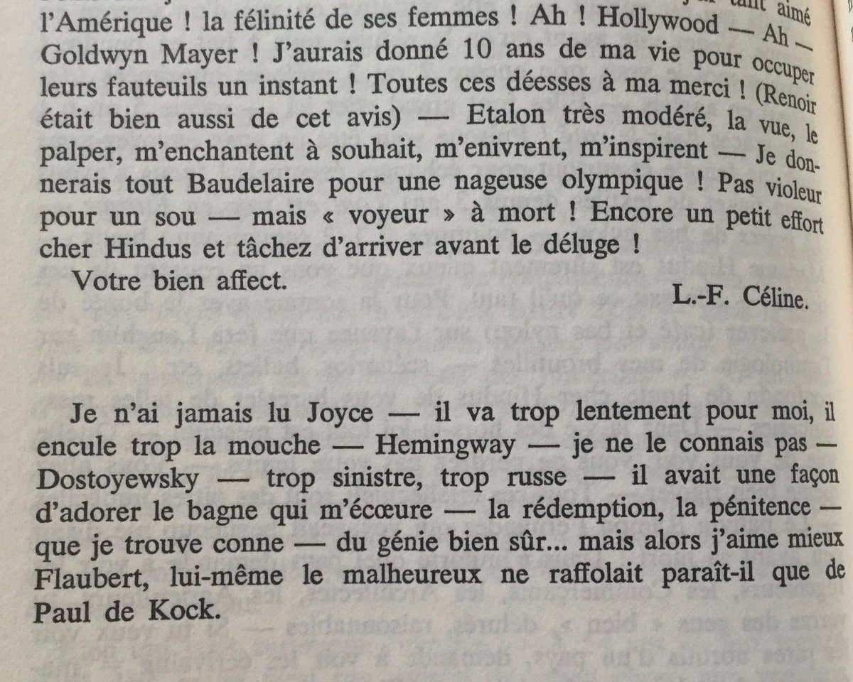 PontNeuf06's tweet photo. #Baudelaire #Hollywood #Nageuse #Joyce #Enculerlamouche #Hemingway #Dostoïevski #Flaubert... #Céline ! #Prochaineannonce https://t.co/HRosiwowep