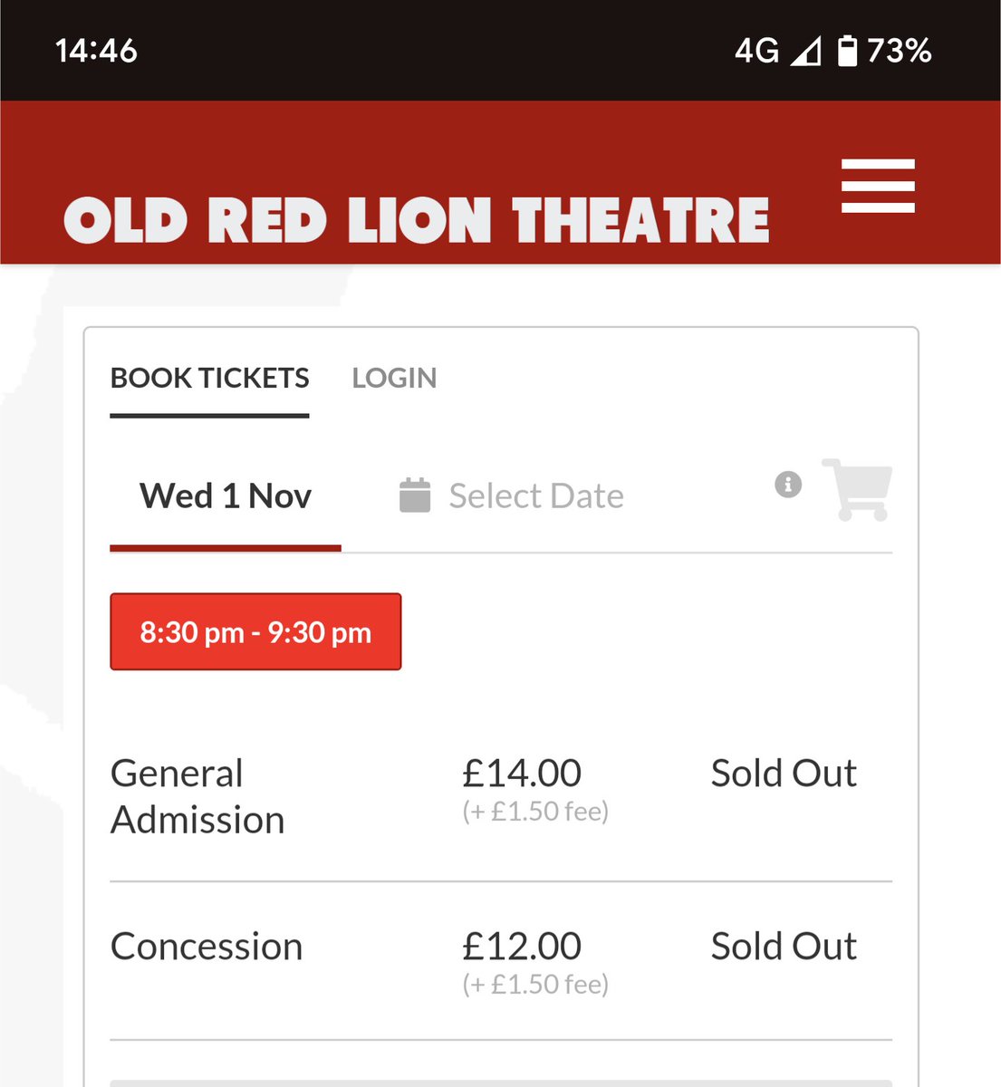 Dunno what's happened but we've sold out tonight! Cheers guys 😁 If you missed out on tickets then we're on tomorrow as well 😄 Use code COVEN for £10 tickets. oldredliontheatre.co.uk/hanging-around… @GrimFestUK @ORLTheatre @WerewolfBeer