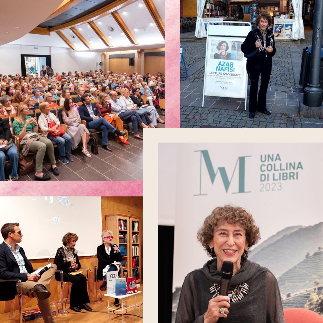 azarnafisi's tweet photo. Thank you @MontagnaDiLibri &amp; @collinadilibri @collinadilibri for inviting me to your Republic of Imagination! 

#RepublicofImagination #ReadDangerously https://t.co/7PlnAcgcT1