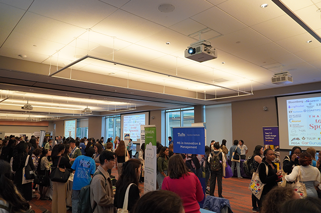 Tufts' Women in Computer Science (WiCS) undergraduate student group hosted its seventh annual Women in Tech (WiT) Conference this past September, organized entirely by undergraduate students in the Department of Computer Science. bit.ly/49cug2l