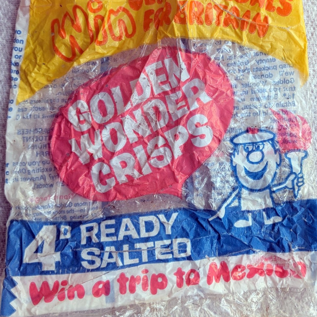 SeabirdCentre's tweet image. We've been out and about #beachcleaning this week. The recent extreme weather has increased beach litter, with some very old rubbish uncovered by the waves. 

We even found a crisp packet from 1968!
#MarineLitter #CoastalErosion #GoldenWonderCrisps