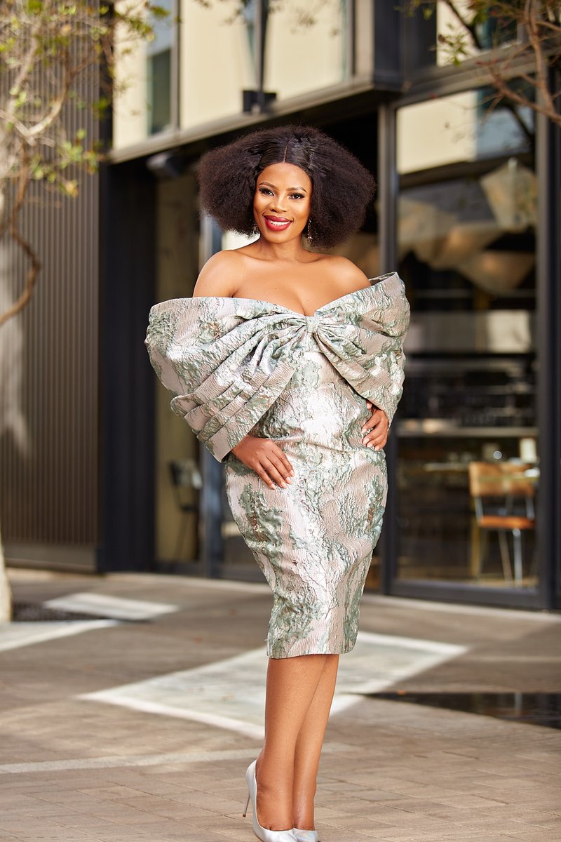 Her name is Bawinile ,draped in @tallit_wear original... let's win in this new month😍
