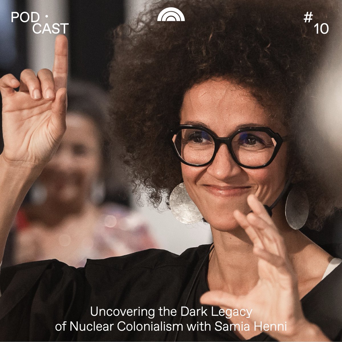 🎙️ Out now! 𝗣𝗼𝗱𝗰𝗮𝘀𝘁 𝗲𝗽𝗶𝘀𝗼𝗱𝗲 #𝟭𝟬 'Uncovering the Dark Legacy of Nuclear Colonialism'. A conversation with researcher and architectural historian ⁠Samia Henni as she discusses her current exhibition at @FramerFramed. → Listen here: bit.ly/3QdgST6