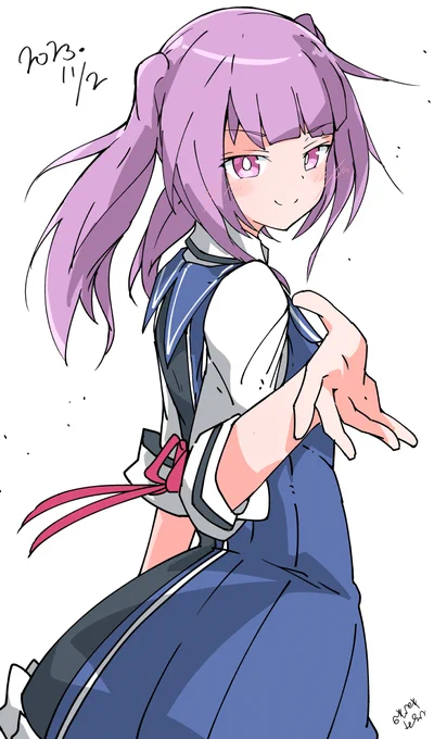 綾香さまアマ女中の制服すっげえ似合うよねって( 'ω') #アリスギア #アリスギアお絵かき #一条綾香生誕祭 