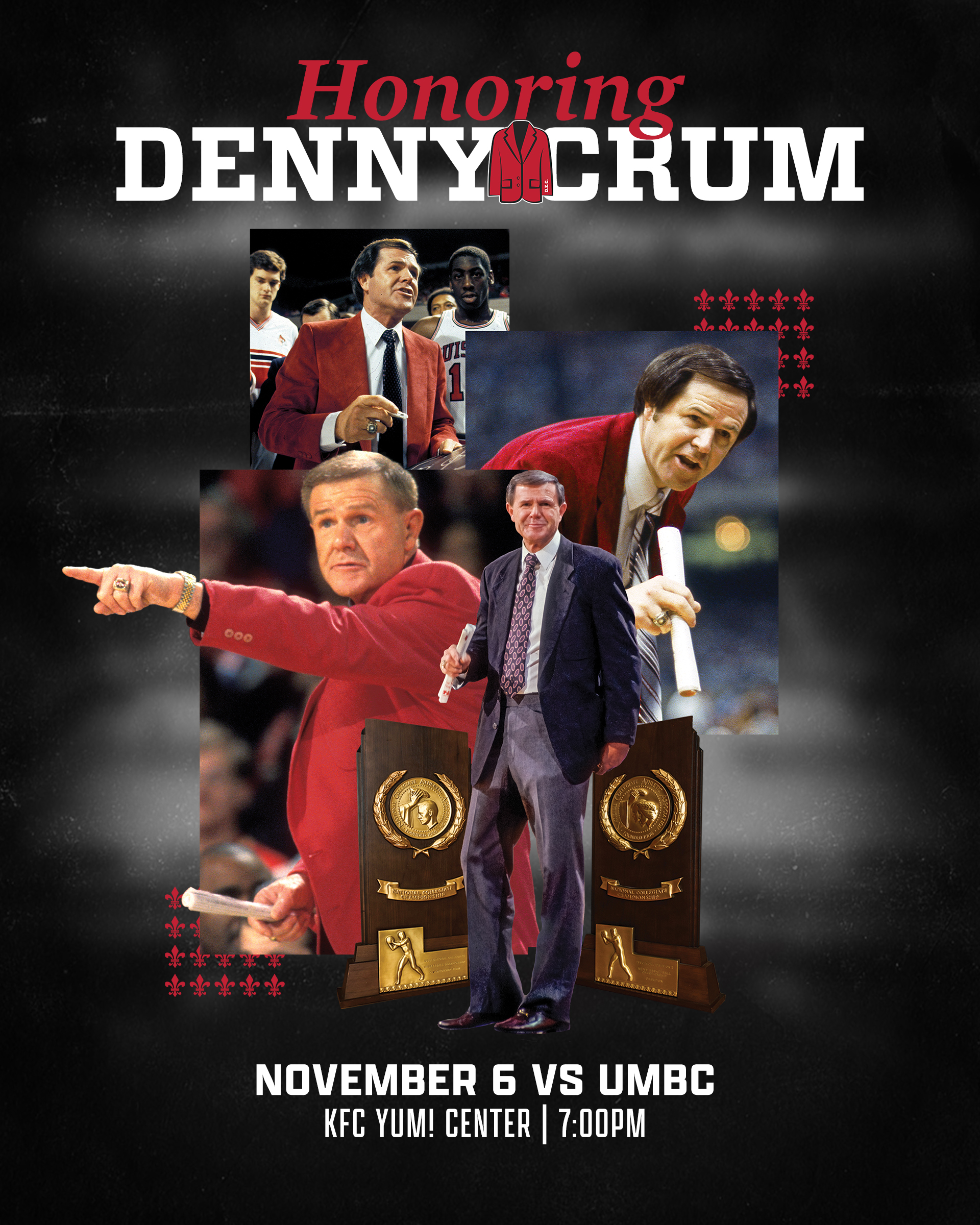 Louisville to honor Denny Crum with moment of silence, seat