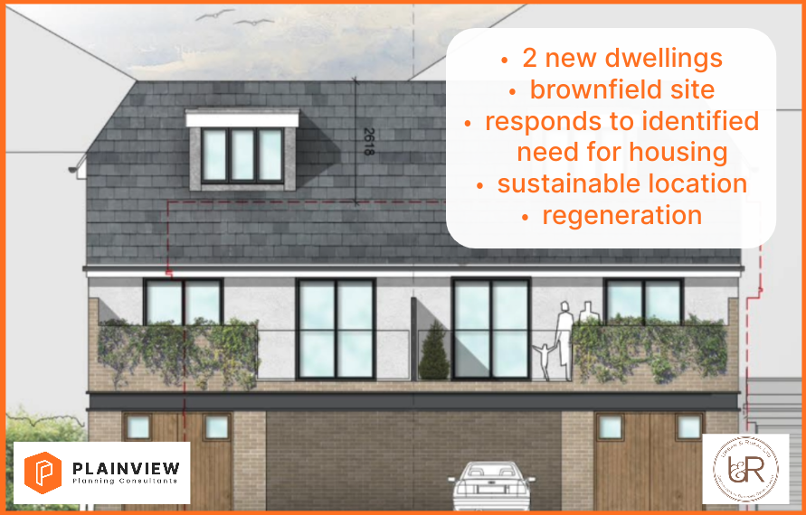 Great to be working in Enfield again and with the team at Urban &amp; Rural!  We have recently submitted an application to regenerate a dilapidated and underused #brownfield site, turning vacant garages and a flat into 2x new homes. Find out more here: bit.ly/2newdwellingsE…
