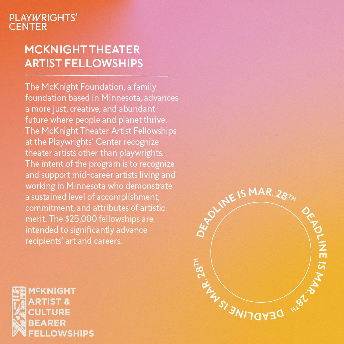 Playwrights' Center tweet media